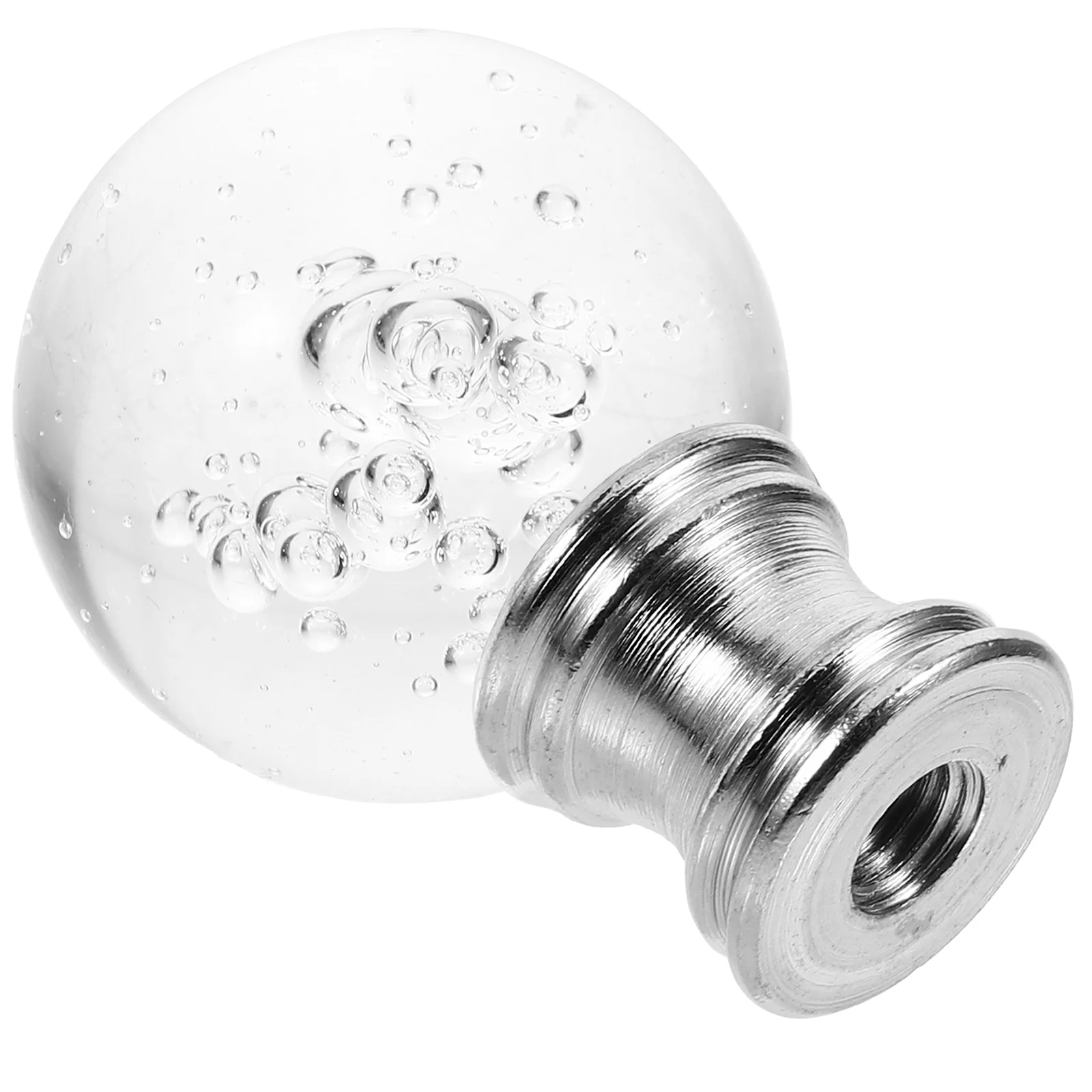 

Light Bubble Bead Knob Decorative Lighting Table Lamp Floor Ornaments (black) Acrylic Screw Caps