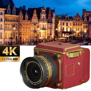 Mini fotocamera portatile Fotografia di viaggio Fotocamera digitale CCD retrò Studente Foto di laurea Zoom Fotocamera digitale ad alta definizione