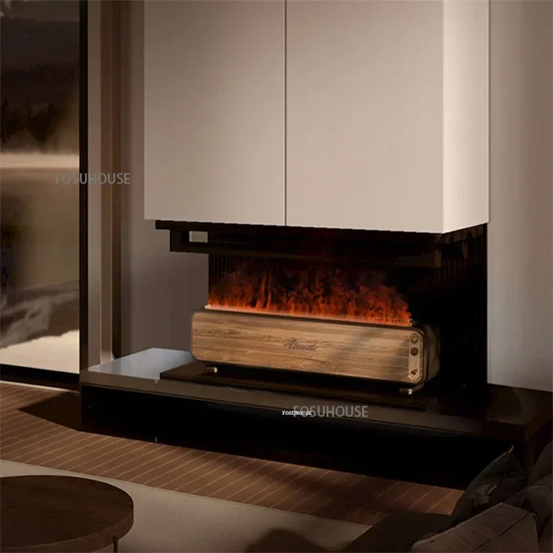 Electric Fireplaces Simulated Flame Air Humidifier Household Bedroom Living room Large Area Heater Fireplace Electric Flame