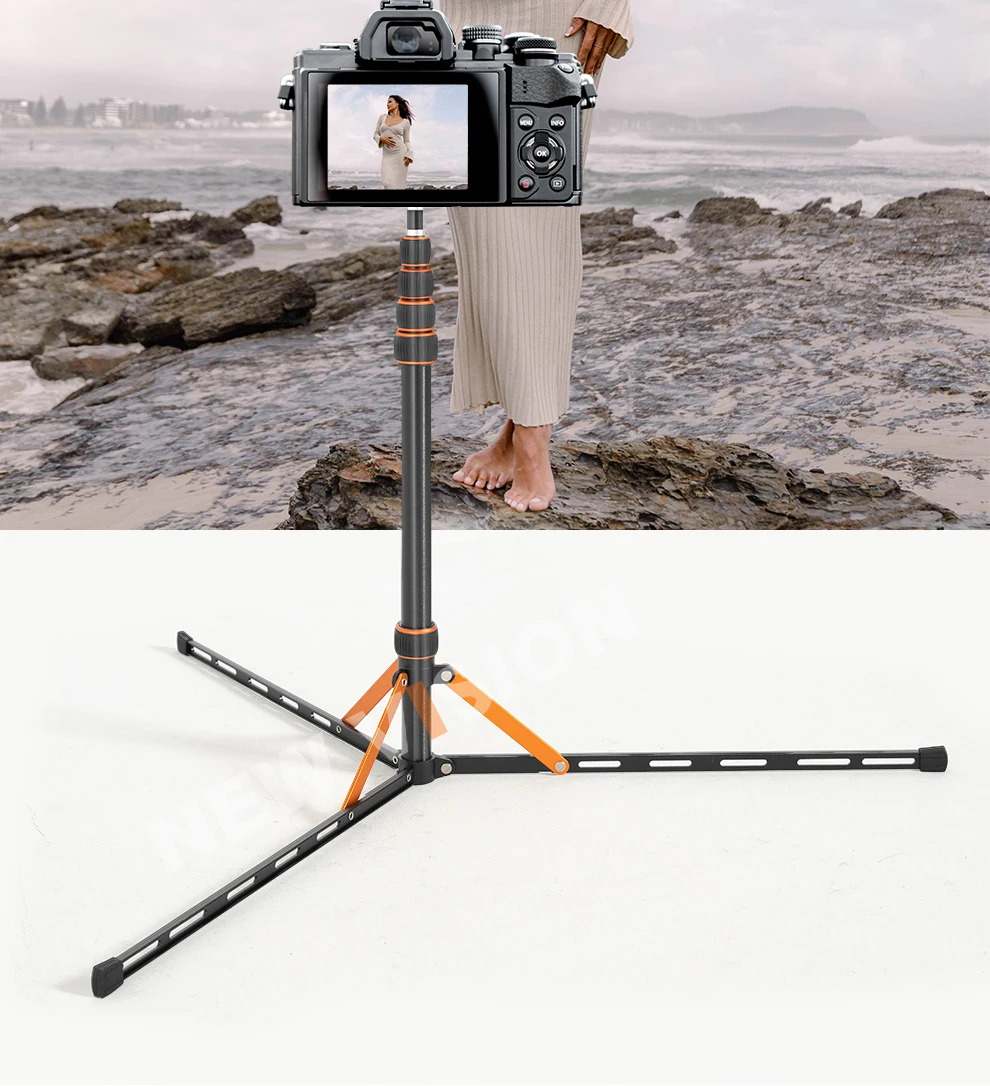 QZSD LS-255/285 Reverse folding light stand Photography outdoors Portable tripod