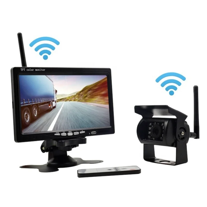 

Bus Forklift Truck Harvester Monitoring Camera 7 "car Wireless Reversing Image Display Camera