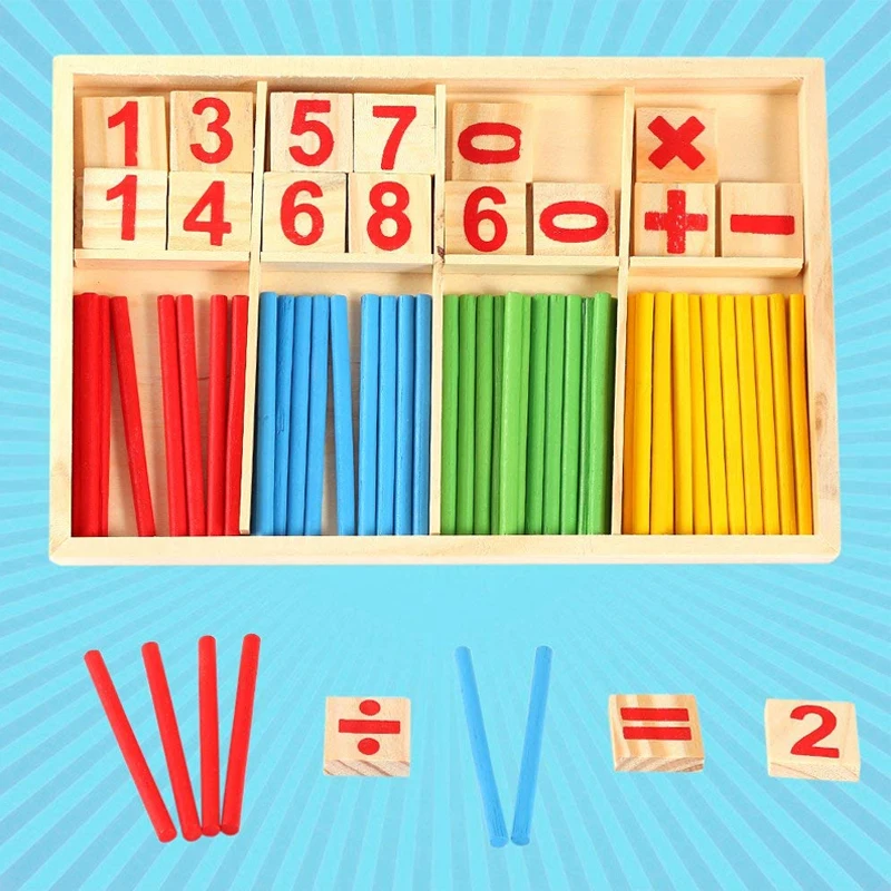The Number Stick Calculation Learning Box and Arithmetic Toys Are Suitable For Children in Elementary School Mathematics Teachin - Bilde 3