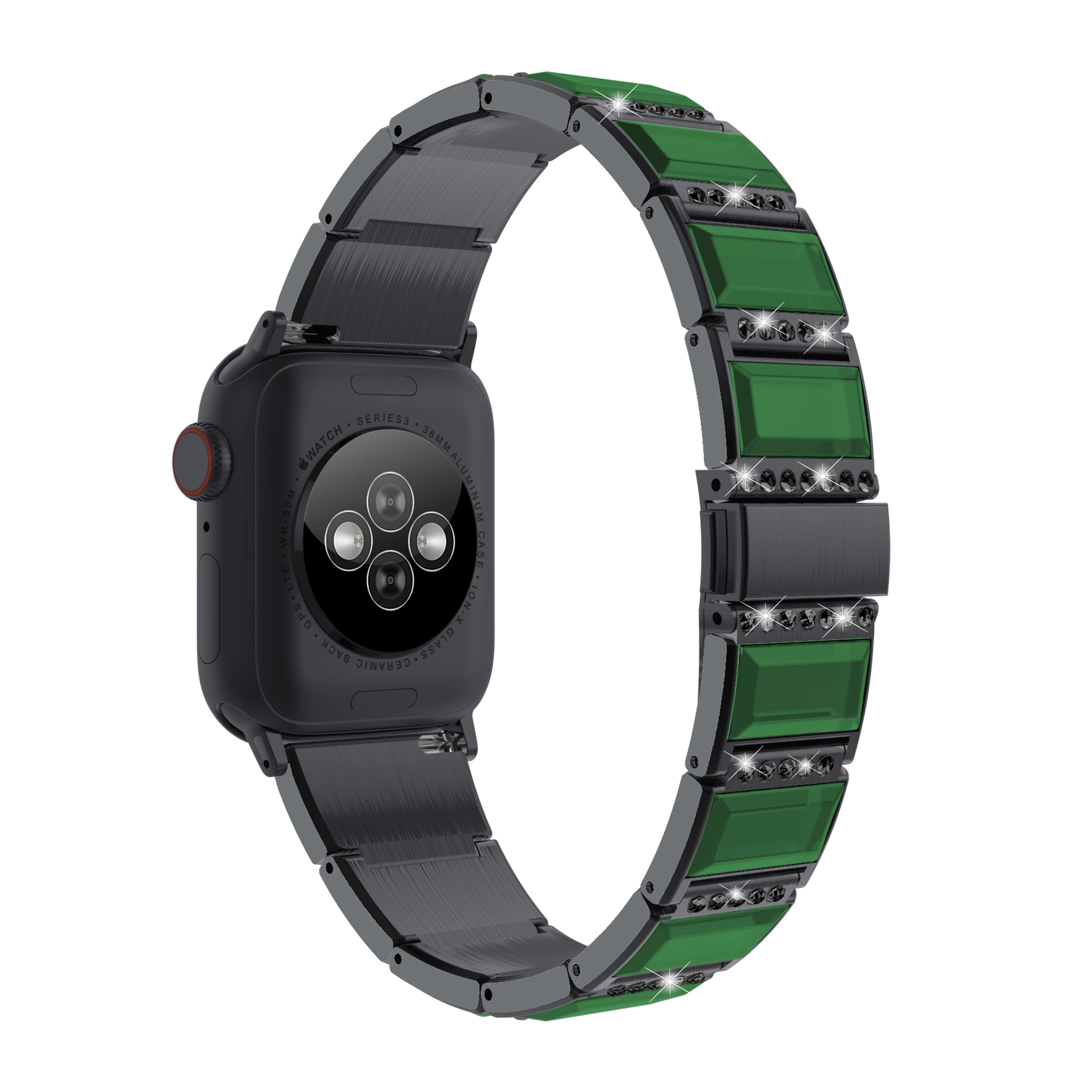Luxury Jewelry Diamond Strap For Apple watch Ultra 8 7 49mm 45mm 41mm Stainless steel Band iWatch 8 7 6 5 4 3 SE 44mm 42mm 40mm