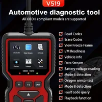 V519 Car OBD2 Scanner Live Data Professional Mechanic OBDII Diagnostic Code Reader Tool for Check Engine Light Read/Erase Codes 2