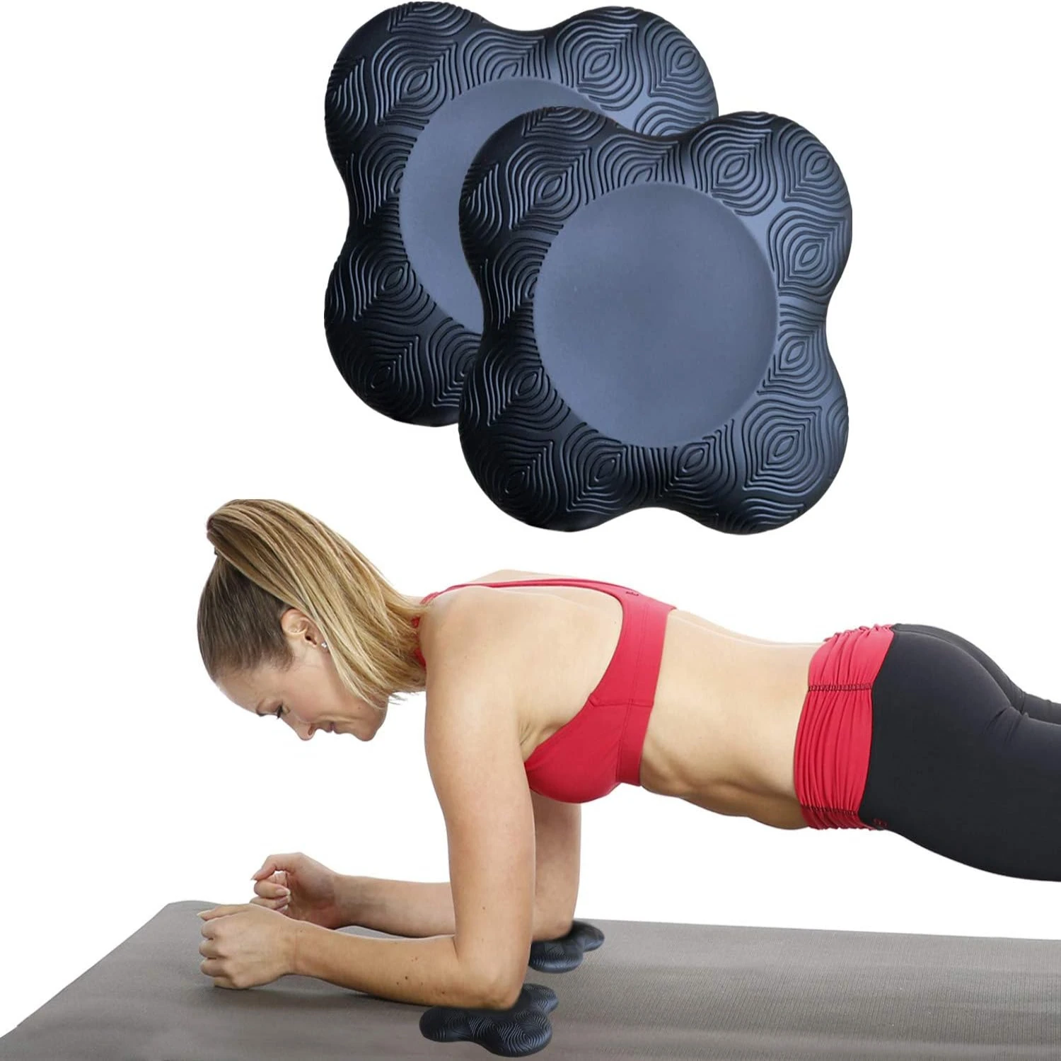 Thick Extra Cushioned Yoga Knee Pad for Comfortable Kneeling-Ideal for Elbows, Hands, Wrist, and Head Support during Yoga and