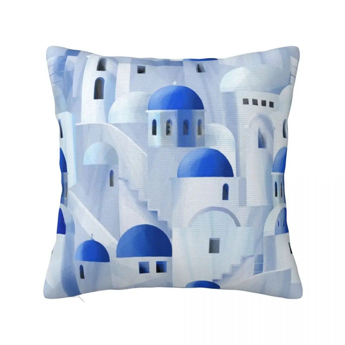 

Santorini island in the Greece Throw Pillow Pillowcases Bed Cushions Cushions Cover Custom Cushion Photo