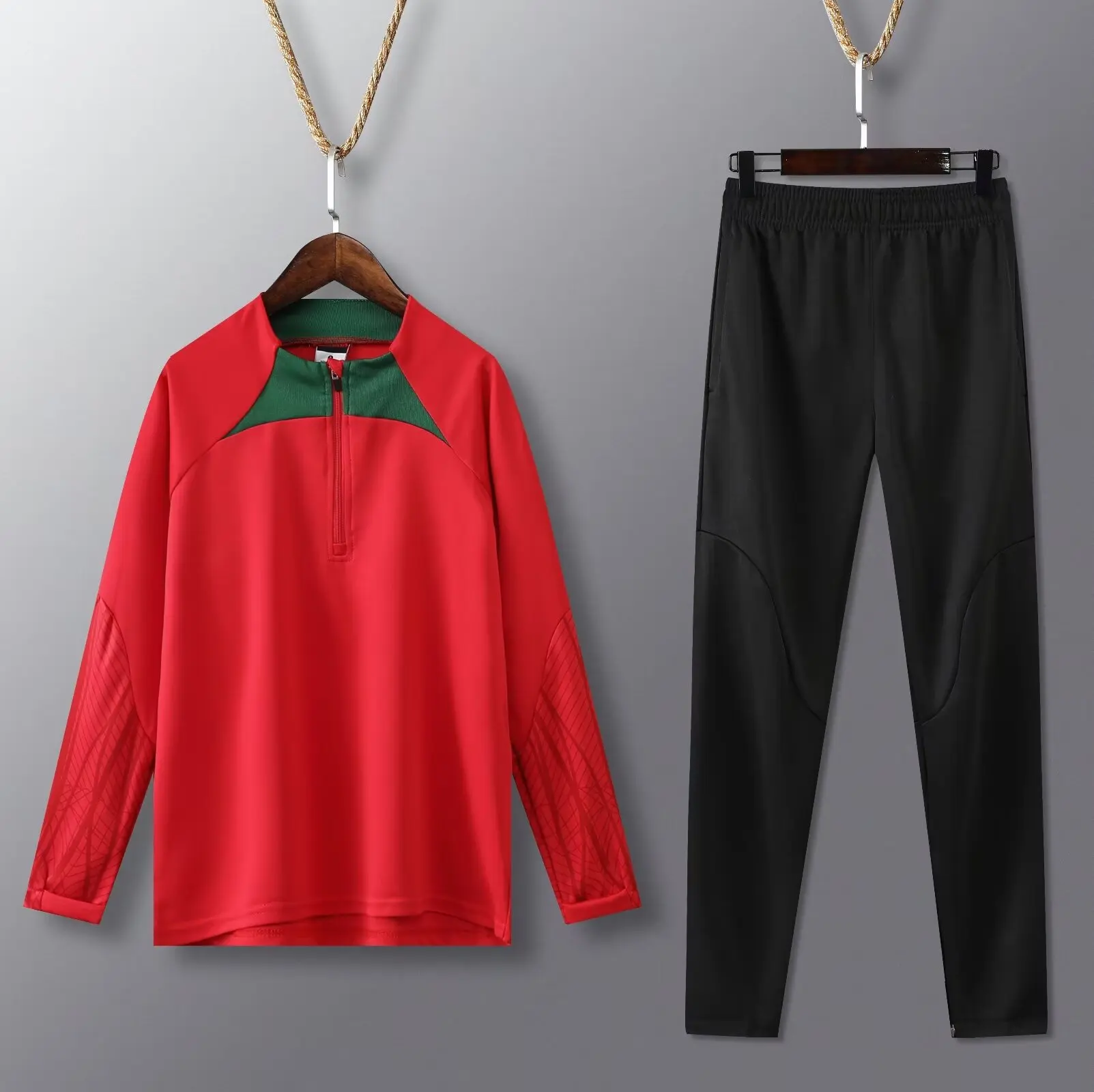 American Men and Kids sports set Football Fans Jacket Training wear games Jerseys football Kit Tops and trousers Leisure coach