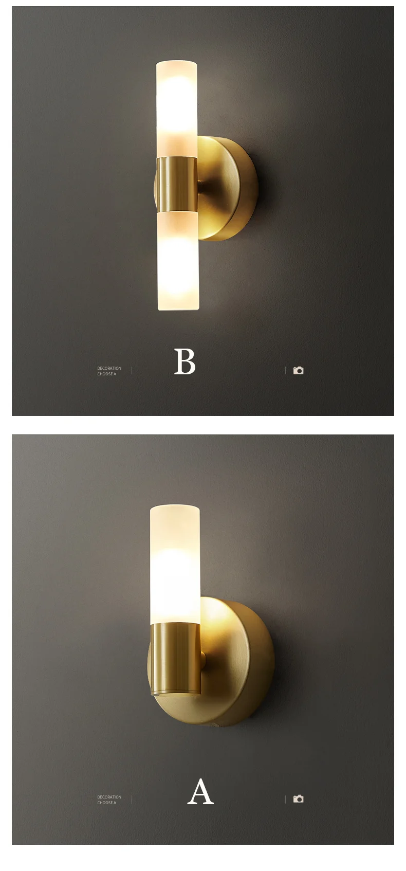Tanie Nowoczesna lampa sufitowa LED stylowa złota rura akrylowy abażur do sklep