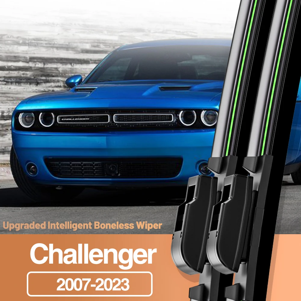 2xForDodgeChallenger20072023FrontWindshieldWiperBlades