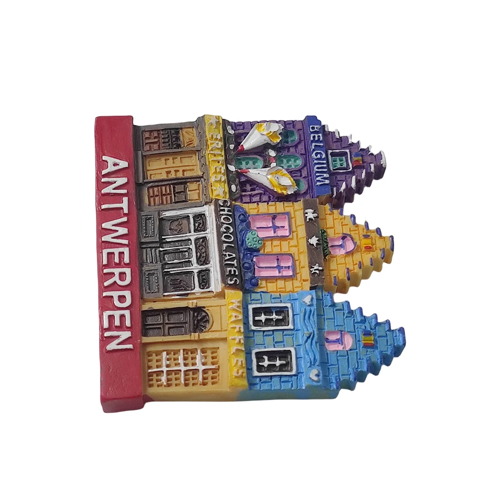 3D Antwerpen België koelkast magneet, Huis & keuken decoratie