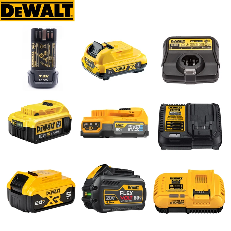 DEWALT Original Battery Charger 7.2V 12V 18V 20V 60V Batteries DCB095