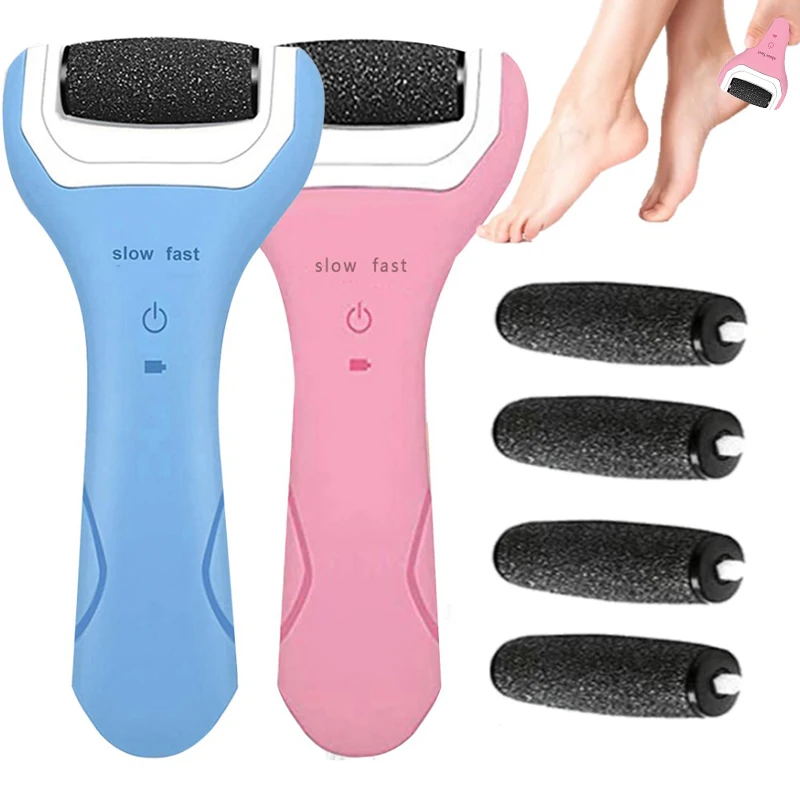 Electric Foot File Grinder Dead Skin Callus Remover for Foot Pedicure Tools Feet Care for Hard Cracked Foot Files Clean Tools electric foot grinder vacuum rechargeable foot files clean tools dead skin remover foot callus remover