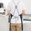 Customizable Canvas Aprons with Your Logo For Business Work Apron Cafe, BBQ,Nail,Bakery Kitchen Chef Waitress Unisex With Pocket 3