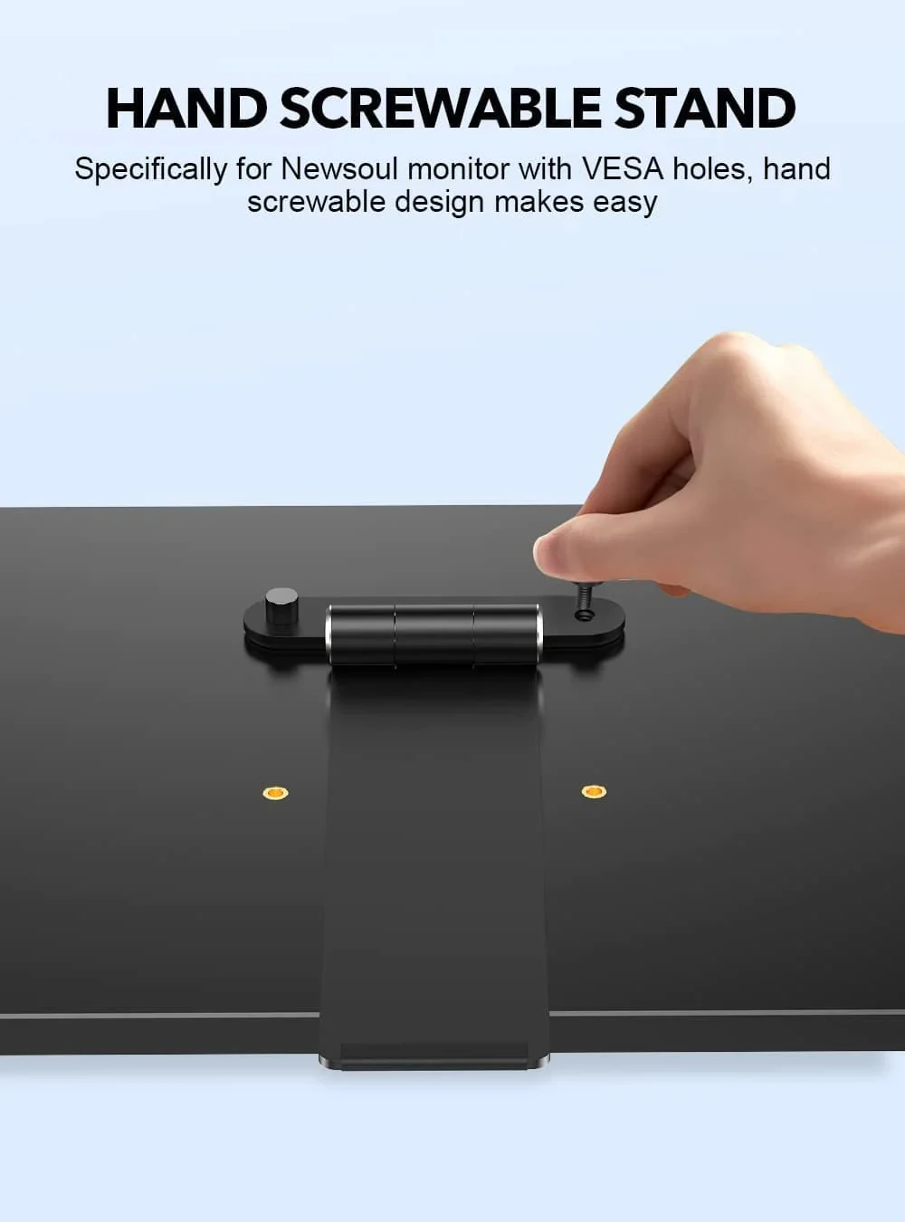 Adjustable Monitor Stand with VESA Mount and Desk Support Holder
