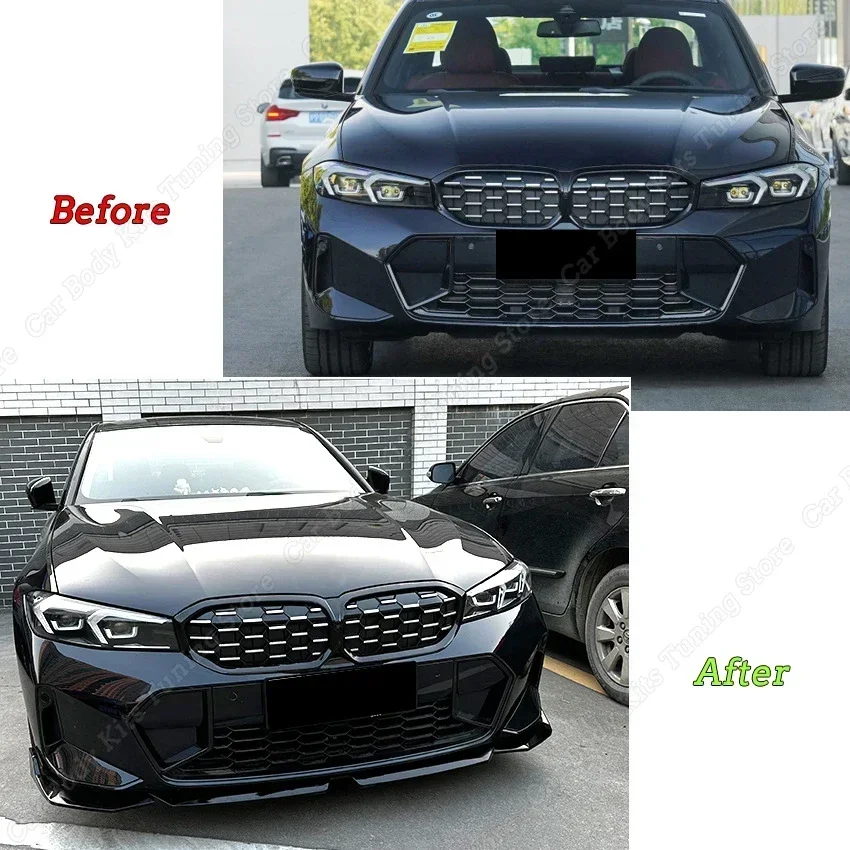Voiture Becquets Avant Pare-Chocs LèVre Pour BMW 3 Series G20 M-Pack
