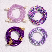 Colorful Beaded Belly Chain Set for Women