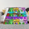 Sprunki Incredibox Blankets Beats Game Flannel Vintage Breathable Throw Blanket for Coverlet Spring Autumn 1