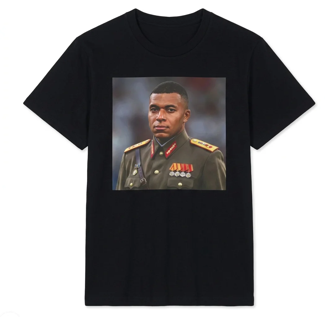 Kylian Mbappe Dictador Meme Graphic 2026 티셔츠 100% 코튼 남성 여성 Y2k 인기 오버사이즈 웃긴 티셔츠 캐주얼 O-넥 티셔츠