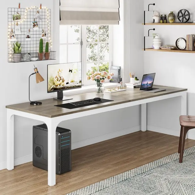 Extra Long Computer Desk 2 Person Extra Long Computer Desk 2 Person