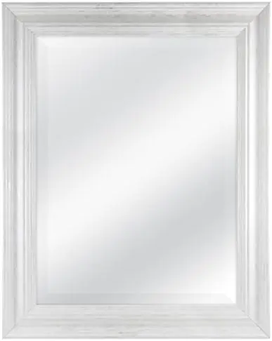 

Зеркало-совок 24 дюйма, наружный размер 23,5 на 29,5 дюйма, белое покрытие 20547, 23,5x29,5 дюйма, нереверсивное зеркало