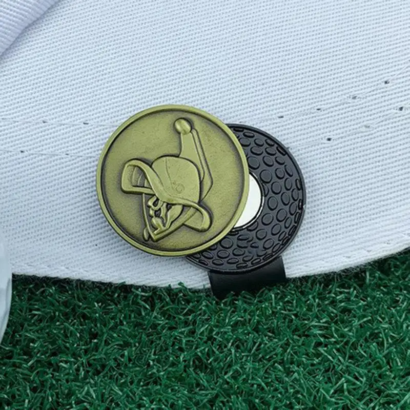 Golf Ball Mark Golf Hat Clip Magnetic Hat Clip Golf Metal Golf Ball Marker Accessory