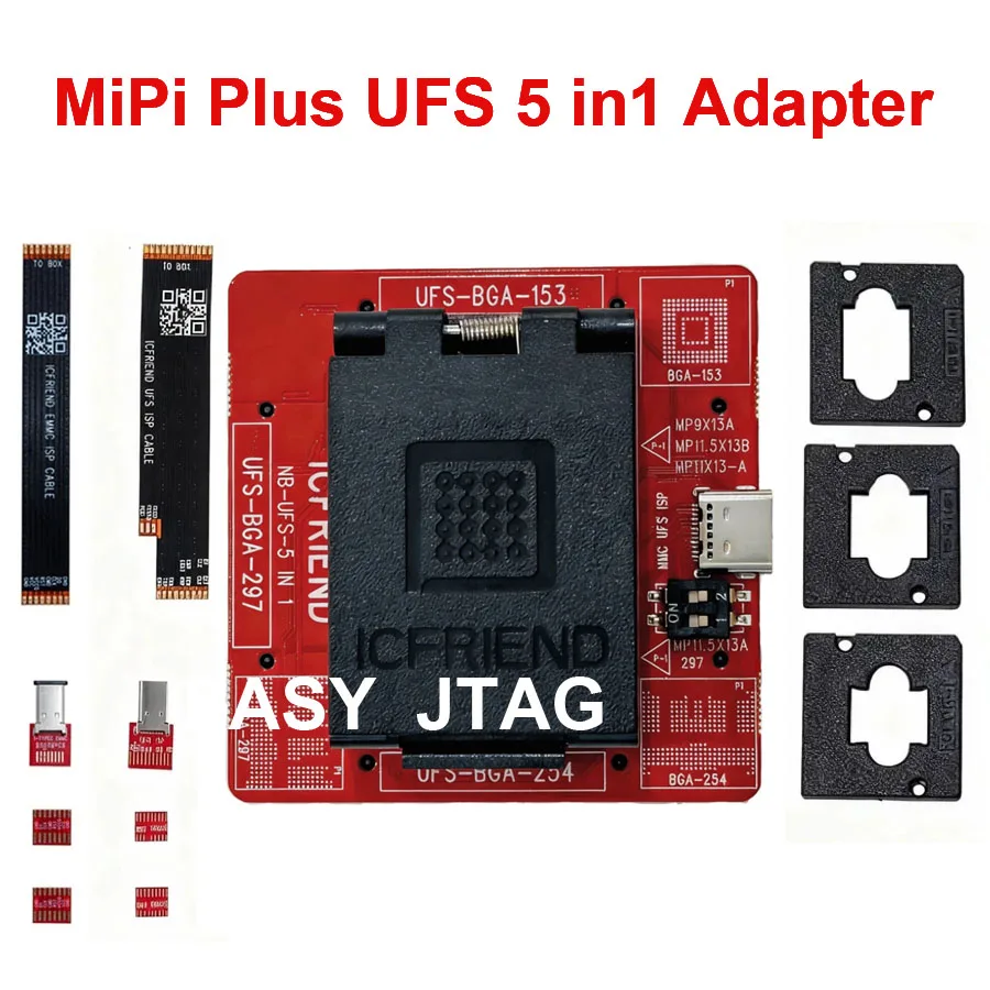 오리지널 MIPI PLUS 박스 + ISP + NB UFS 5 in 1 (254/153/297) 소켓 어댑터