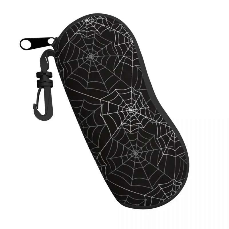 

Glasses Case Soft Eyewear Case Cover Protective for Men Women Sunglasses Spider Web Pattern Eyeglasses Glasses Box