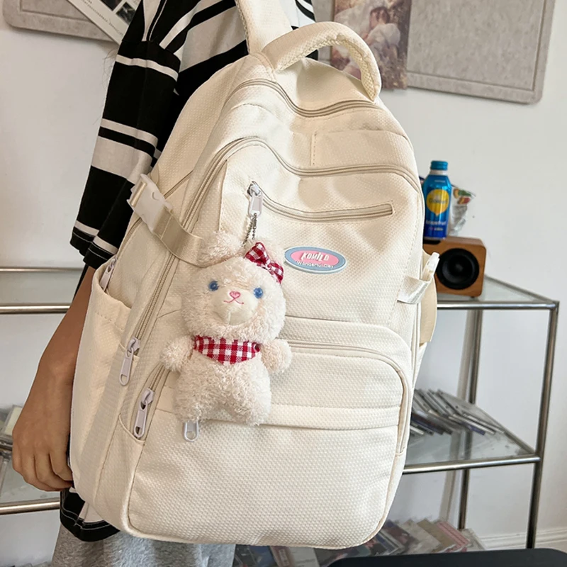 

Новинка 2024, женский рюкзак с несколькими карманами, Молодежные Водонепроницаемые рюкзаки высокого качества для девочек и мальчиков, школьная сумка для ноутбука, рюкзак