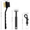 Groove Sharpener with 6 Heads Golf Club Groove Sharpener Re-Grooving Tool and Cleaner for All Irons with golf brush 6