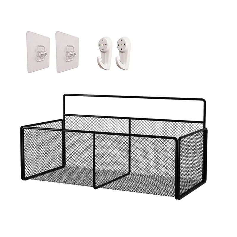 Zidna košara za pohranu Metalna mrežasta polica za kupaonicu Organizator za tuš kadu