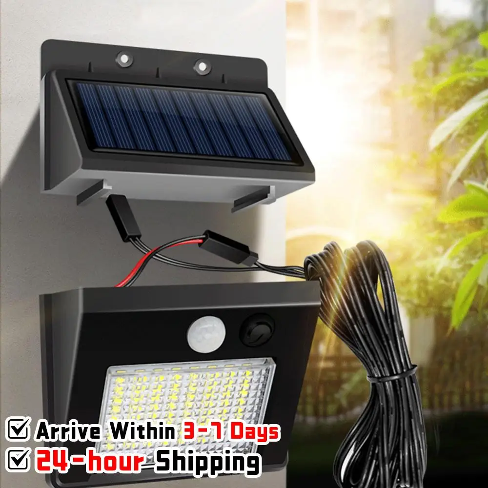 32LED/48LED Outdoor Garden Spotlight 1200mAh Wall Lamp IP65 Waterproof Solar Outdoor Light Long Endurance Fence Street Lighting