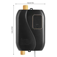 Chauffe-eau électrique 3500W, chauffe-eau instantané pour cuisines et salles de bain familiales 77-122 ° F 5