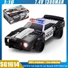 SG1614 1:16 Rc Car Muscle Remote Control Cars RC Police Vehicle Model With Cool Light High Speed Racing Boys Toy Custom 1