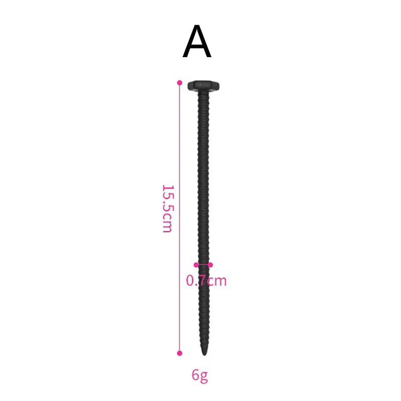 Size 6 Plug Silicone Urethra Catheter Soft Male Masturbator Tube Urethral Stretcher Urethral Sound Dilato l l_voghion.com
