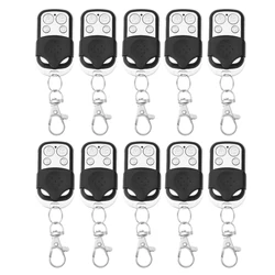 Multi-Pack 433MHz 4-Channel Remote Control for Garage Door and Gate Openers (10Pcs)