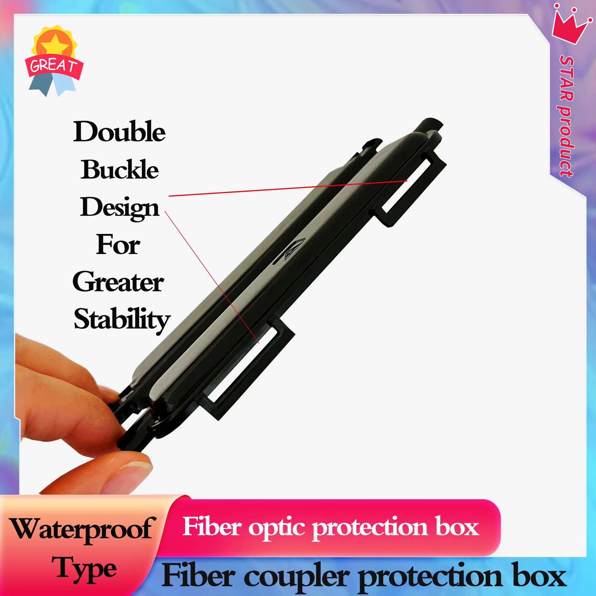 Fiber Protection Box Low Friction Fiber Drop Cable Box FTTH Optical Fiber Box Of sds Simulator Type Waterproof Protected Box