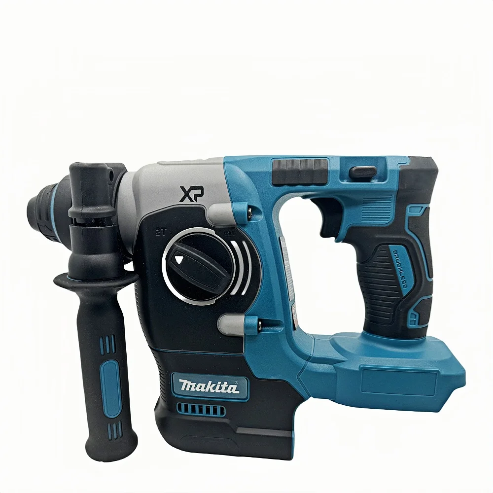 Cordless Rotary Hammer Makita Cordless Brushless Electric Hammer Drill Rechargeable Rotary Hammer Drilling and Chiseling High torque power Tool