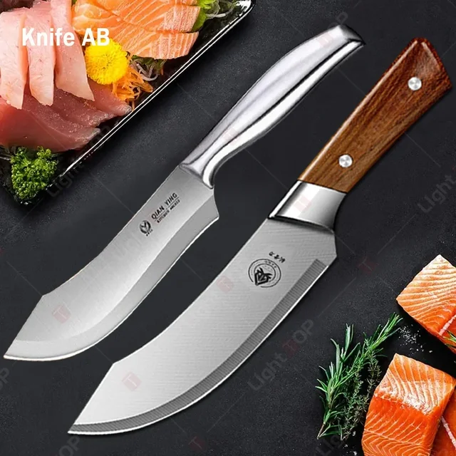 Coltello da cucina Coltello da chef per maiali Coltello multiuso per mannaia Coltello da macellaio Coltelli da cucina e accessori in acciaio inossidabile 1
