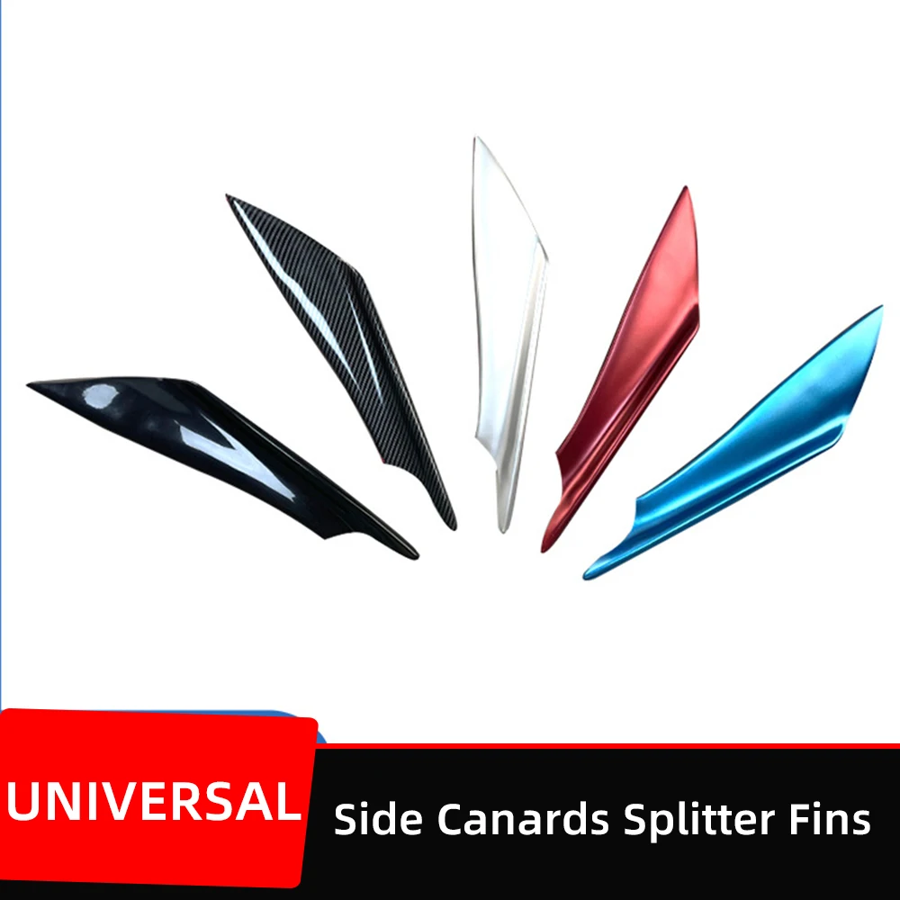 4 Pz Auto Paraurti Anteriore Labbro Decorazione Diffusore Shunt Fin Corpo Spoiler Canard Universale Auto Modificato Canard Splitter Accessori