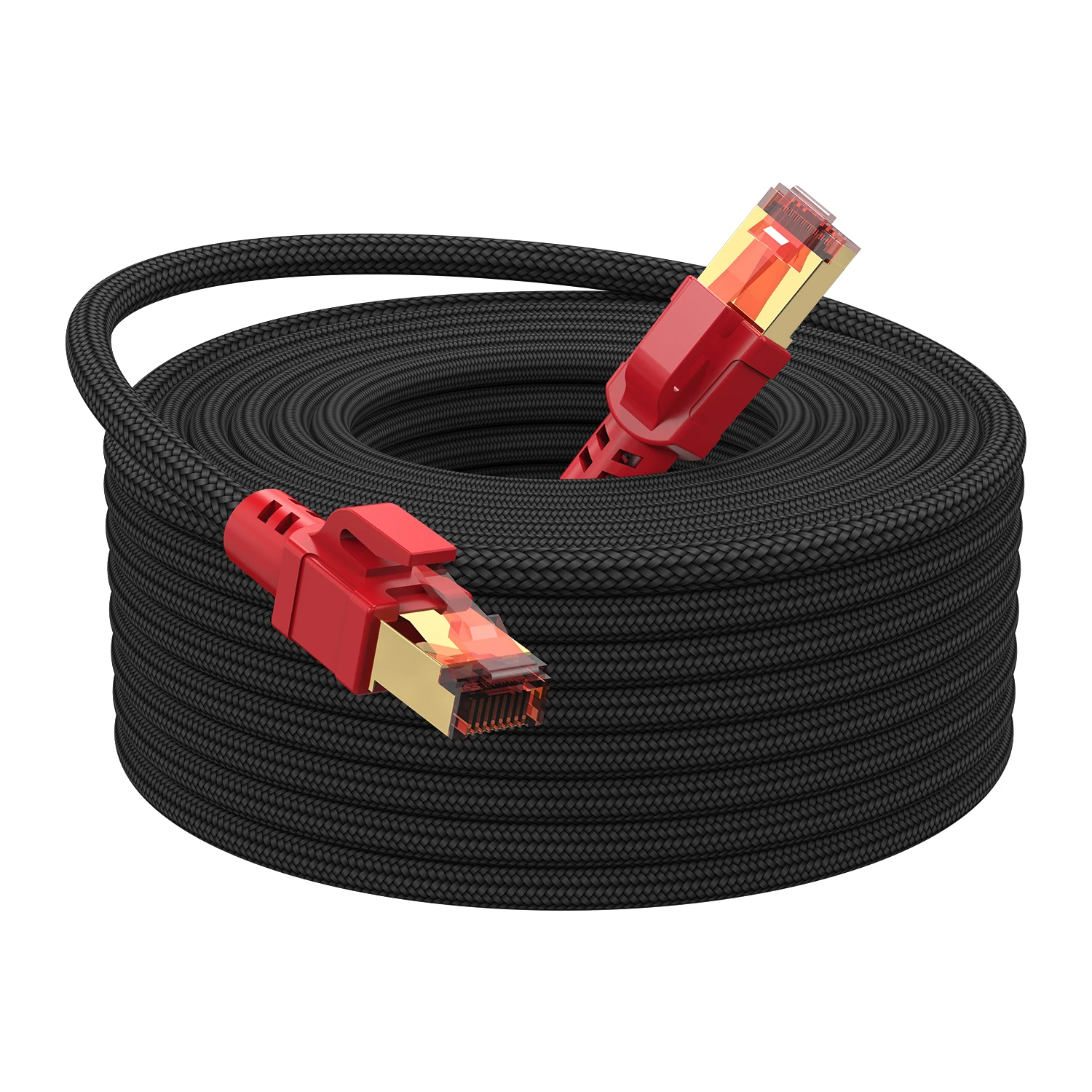 High-Speed Cat 8 Braided Ethernet Cable - 40Gbps 2000Mhz Network Cord