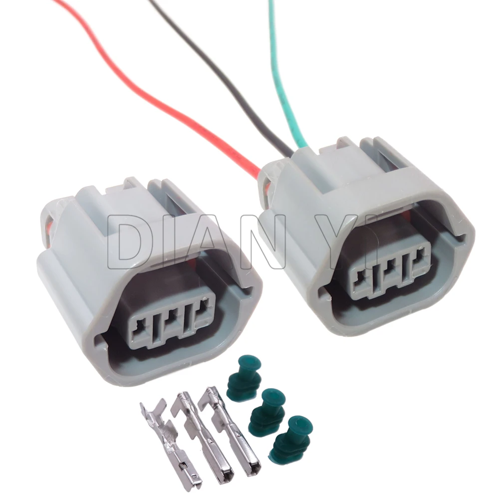 

1 Set 3 Way Auto Wiring Terminal Connector MG641295-4 MG 641295-4 7283-8732-40 Automobile Camshaft Sensor Sealed Socket