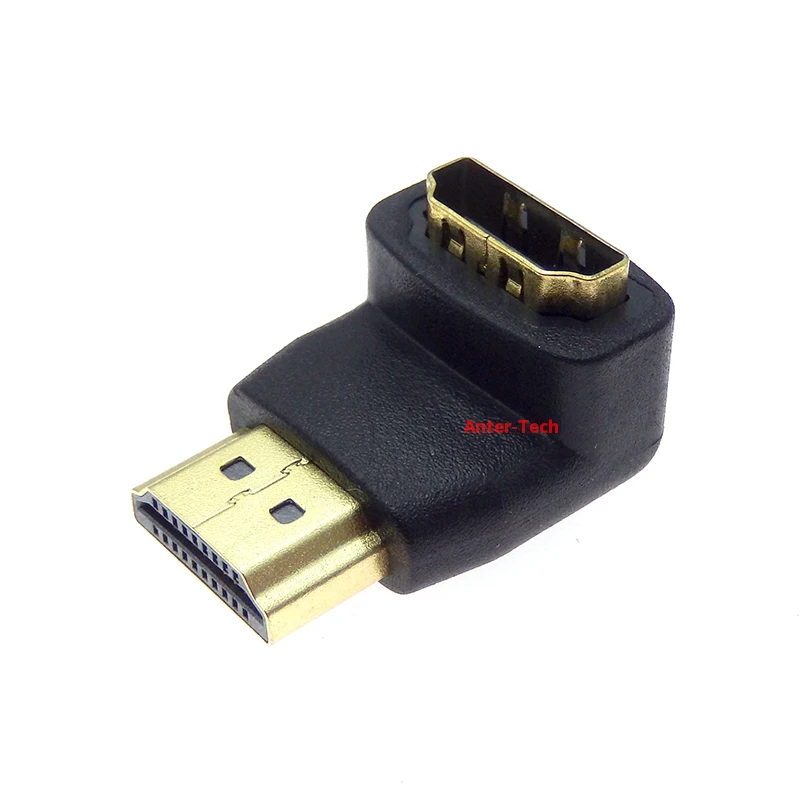 HDMI 90 degree right Angle Male and Female Elbow Adapter Connector