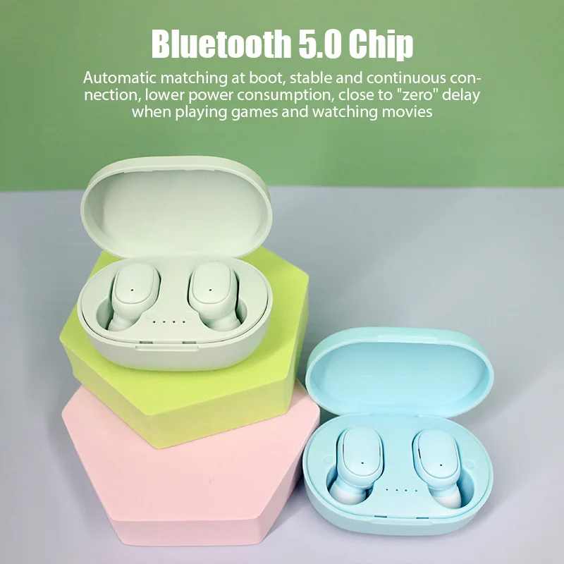 Original A6S TWS Headset Wireless Earphones Bluetooth Headphones Sport Stereo Fone Bluetooth Earbuds for Xiaomi Huawei iPhone 5
