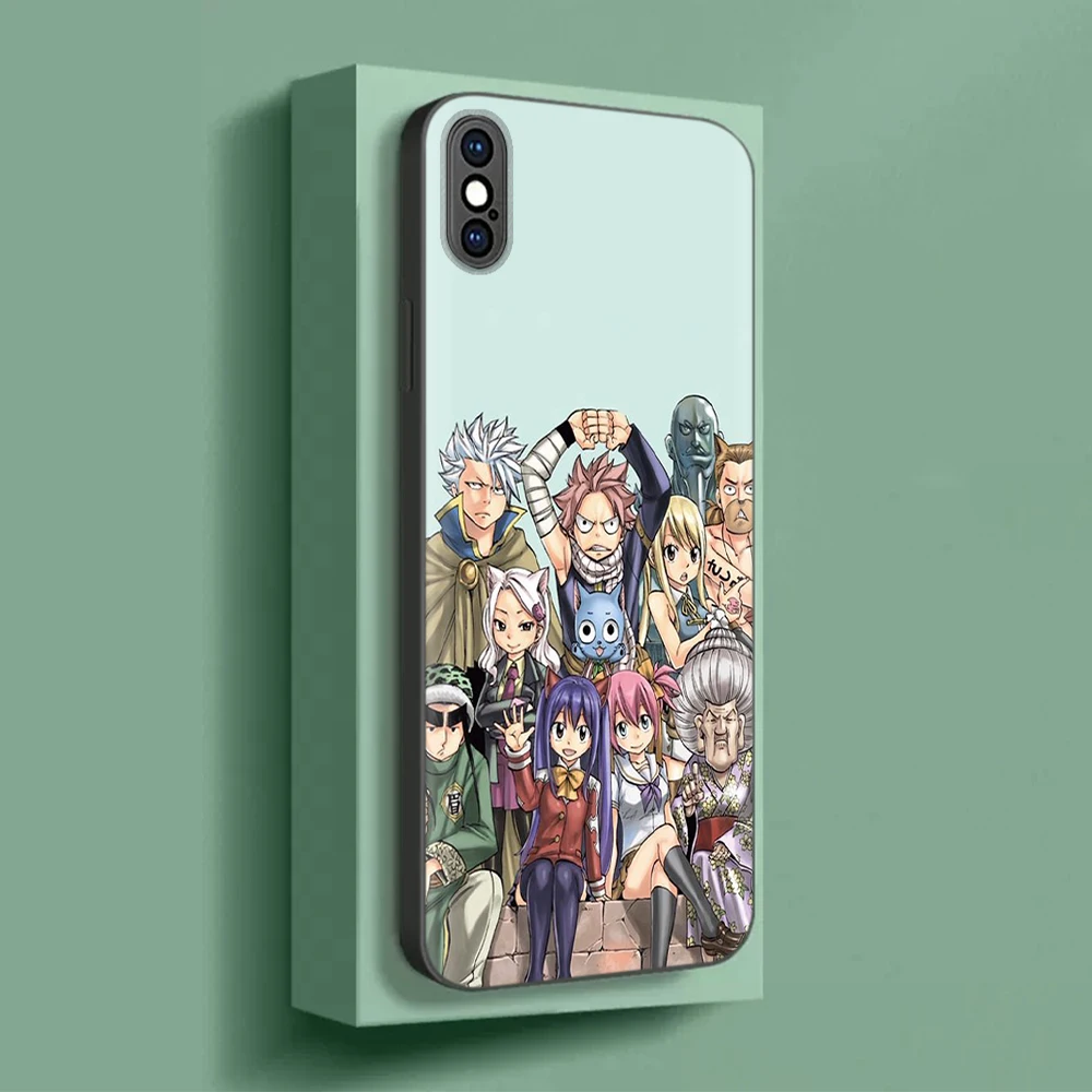 thumbnail image 1 of Funda protectora negra para Xiaomi Poco M6 F5 F6 Pro C65 C55 C50 C51 5G Lucy Natsu Fairy Tail, 1 of 5