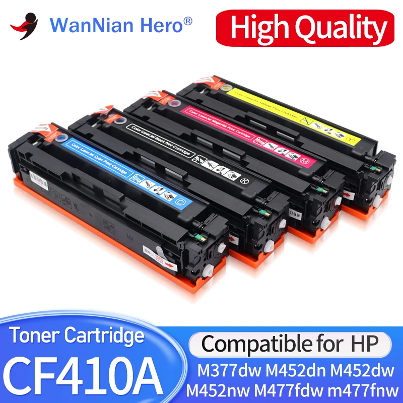 Цветной картридж NoEnName_Null CF410A для HP LaserJet Pro | AliExpress