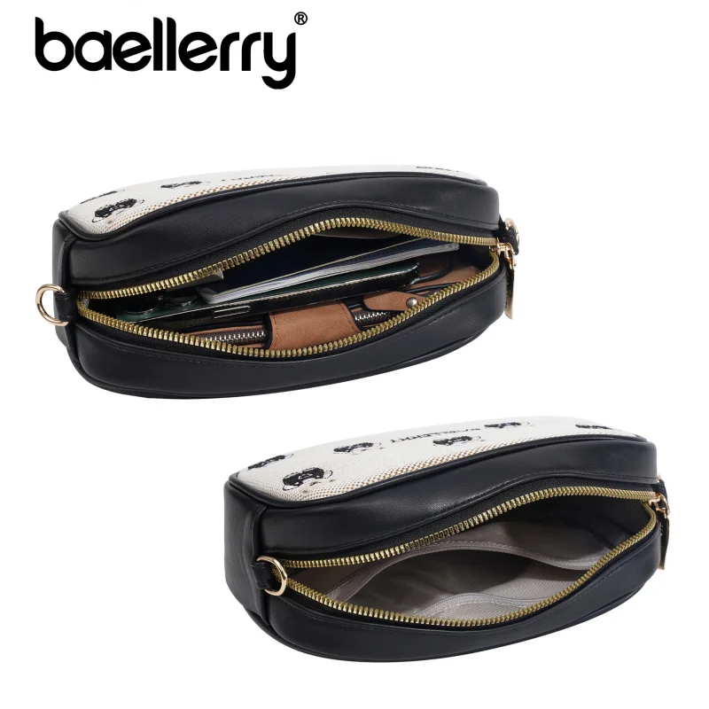 New Women's Crossbody Bag with Embroidered Cute Bear Large Capacity PU Phone Bag