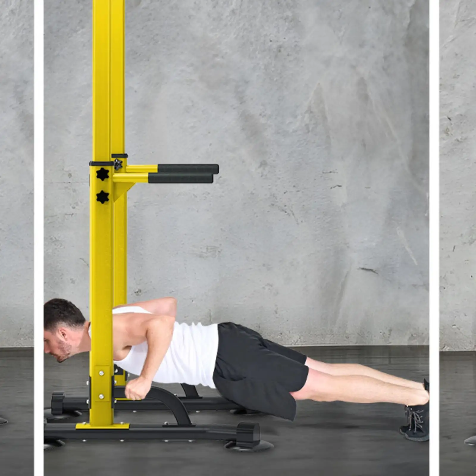 Adjustable Pull Up Bar & Station - 10 Height Settings, 400LBS Capacity, Adjustable Pull Up Bar & Station - 10 Height Settings, 400LBS Capacity,