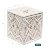Hand Knitted Cotton Tissue Box Cover Decorative Tissue Holder Napkins Box for Living Room Home Decoration 6