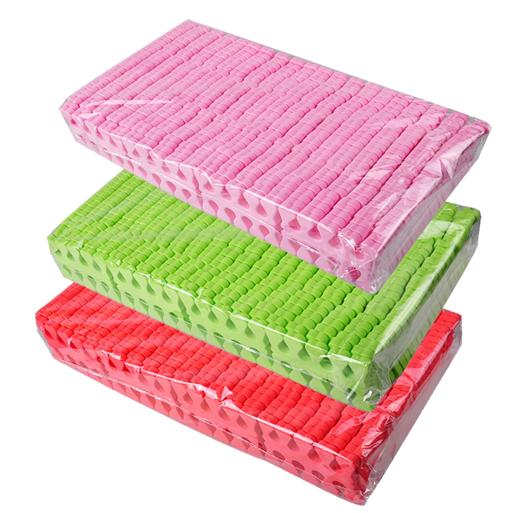 Biutee 50pcs Nail Art Toe Separator Foots Sponge Fingers Separators Soft Gel UV Polish Nail Salon Supplies Pedicure ManicureTool nail art tools toe separators finger toe separator