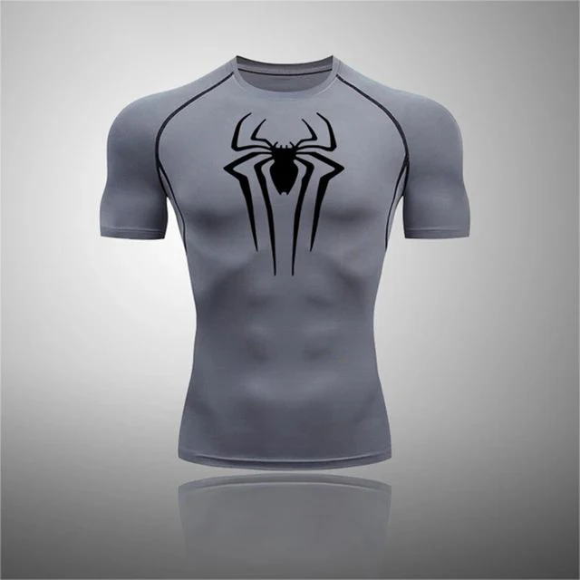 Printed Men's Athletic Compression Shirts